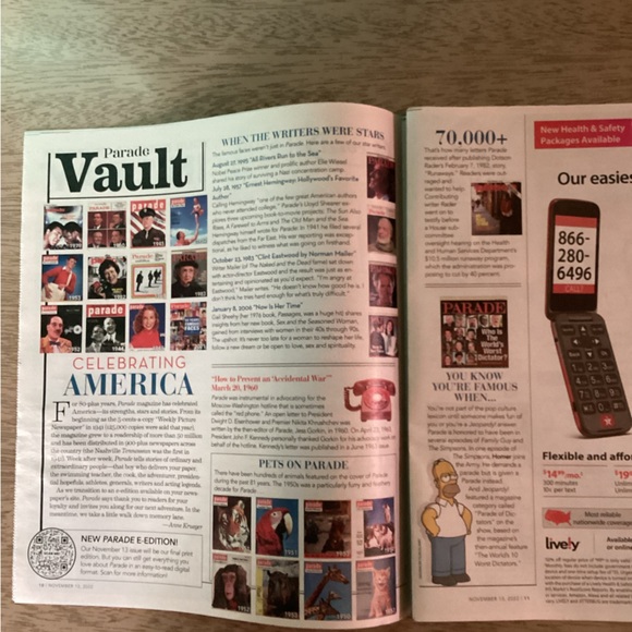 Two Parade Newspaper featuring Steve Martin and Queen Latifah - Picture 3 of 7